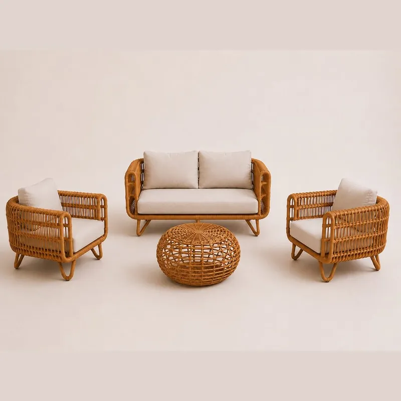 Full Rattan Set for 4