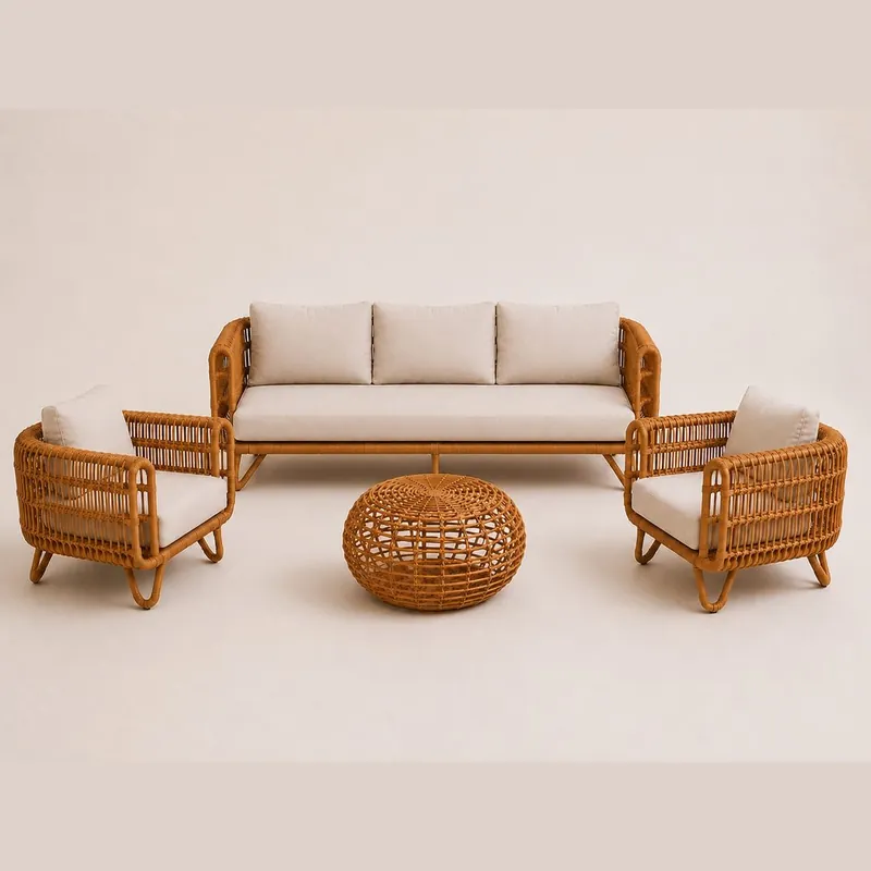 Full Rattan Set for 5